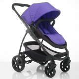 John Lewis - iCandy Strawberry 2 Pushchair with Black Chassis, Carrycot & Prism Fabrics