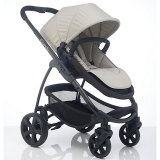 John Lewis - iCandy Strawberry 2 Pushchair with Black Chassis, Carrycot & Dune Fabrics