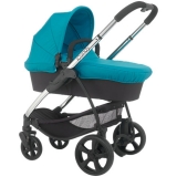 John Lewis - iCandy Strawberry 2 Pushchair with Chrome Chassis, Carrycot & Pacific Hood