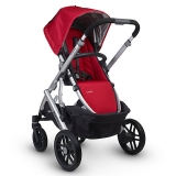 John Lewis - Uppababy Vista 2015 Pushchair and Carrycot, Denny Red