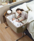 Mothercare Chicco Next 2 Me Bedside Crib - Mothercare Chicco Next 2 Me Bedside Crib in Dove Grey