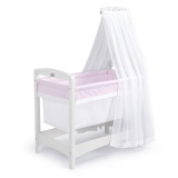 Mothercare - Silver Cross Nostalgia Crib Pink - Mothercare - Silver Cross Nostalgia Crib Pink