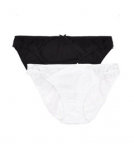Mothercare - Mothercare - Blooming Marvellous Black and White Maternity Mini Briefs
