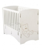 Mothercare - Mothercare - Kidsaw Teddy Bear Cot in White