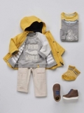 Vertbaudet - The full outfit - Jacket, top, trousers, socks and shoes