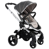 John Lewis - iCandy Peach Pushchair with Chrome Chassis & Truffle 2 Hood