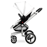John Lewis - Silver Cross Surf2 Pram Chassis, Seat and Carrycot