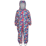 John Lewis - Frugi Organic Baby Puddle Buster Flower Print Waterproof Suit
