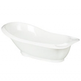 John Lewis The Basics Baby Bath, White