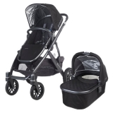 John Lewis - Uppababy Vista 2015 Pushchair and Carrycot, Jake Black