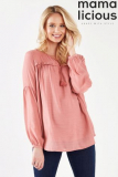 Mamalicious Maternity Long Sleeve Blouse