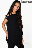 Boohoo Maternity Strappy Shoulder Tee