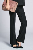 Black Maternity Boot Cut Over The Bump Trousers