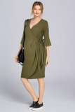 Next Khaki Maternity Wrap Dress - Next Khaki Maternity Wrap Dress