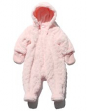 Heart embossed pramsuit