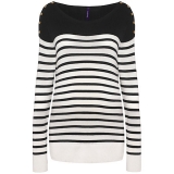 John Lewis - John Lewis Séraphine Tilly Stripe Knit Maternity Jumper