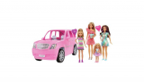 Barbie Limo and 4 Dolls