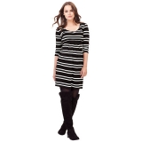 John Lewis - Isabella Oliver Finch Striped Maternity Dress