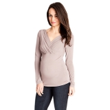 John Lewis - Séraphine Adele Layered V-Neck Maternity Top