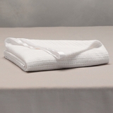 The White Company - The White Company White Cellular Cot Blanket