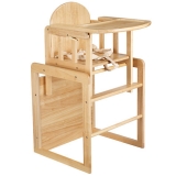 John Lewis - John Lewis - East Coast Wooden High Chair and Table