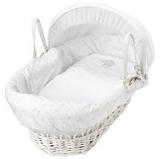 John Lewis - John Lewis Make A Wish Moses Basket, White