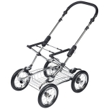 John Lewis - Silver Cross Elegance Pram Chassis, Chrome