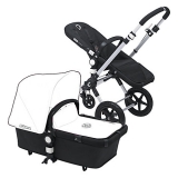 John Lewis - Bugaboo Cameleon3 Pushchair Base & Carrycot Aluminium/Grey