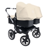 John Lewis - Bugaboo Donkey Pushchair Base and Carrycot 1.1, Black