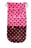 Buggysnuggle - Buggysnuggle Choc Pink Dotty