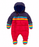 Mothercare - Little Bird by Jools Striped Snowsuit