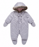 Mothercare - Baby Girls Bow Snowsuit