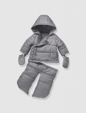 Vertbaudet - Newborn 3-in-1 Puffer Style Convertible Snowsuit