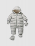 Vertbaudet - Baby's Padded, Lined & Quilted Snowsuit