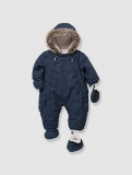 Vertbaudet - Baby's Padded & Lined Snowsuit