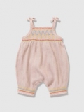 Vertbaudet - Baby's Smocked Playsuit