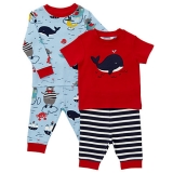 John Lewis - John Lewis - Baby Sea Friends Print Pyjamas