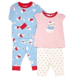 John Lewis - Baby Cat Print Pyjamas