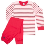 John Lewis - Polarn O. Pyret Baby Stripe Pyjamas