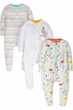 Mothercare - Mothercare Unisex Jungle Sleepsuits