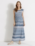 Vertbaudet - Long Printed Maternity Dress